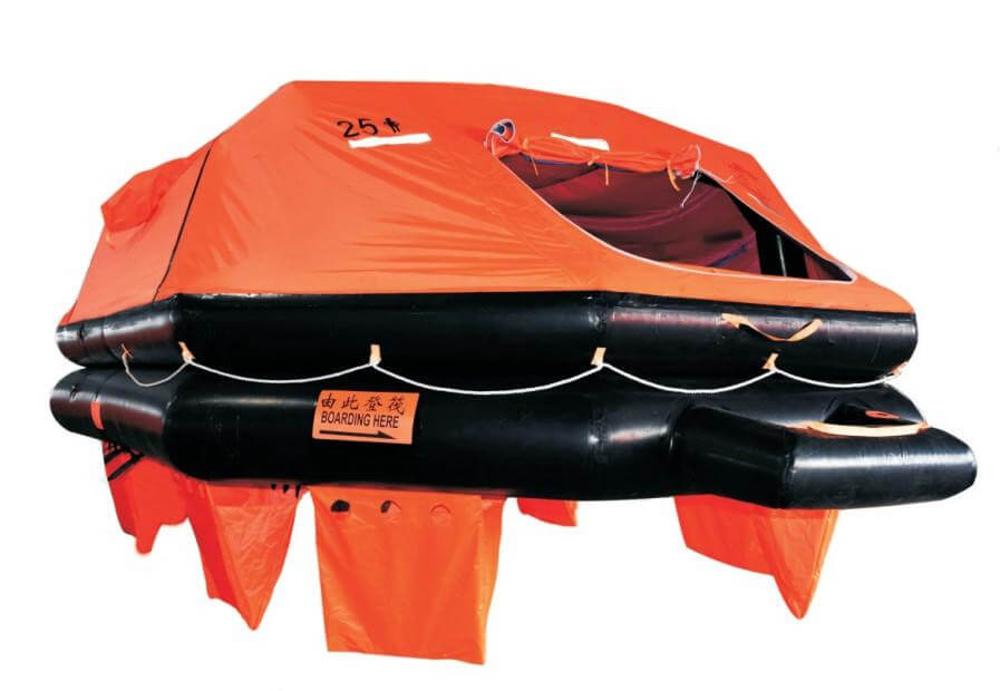 elf Inflating Life Raft