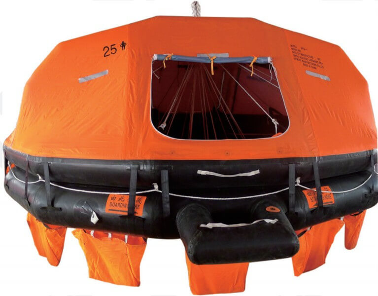 Davit Launched Inflatable Liferaft