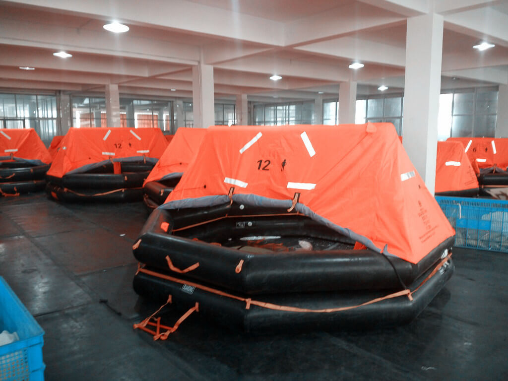Workshop Of Inflatable Life Raft