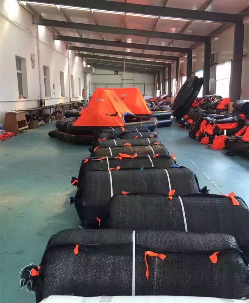 Workshop Of Emergency Inflatable Life Raft
