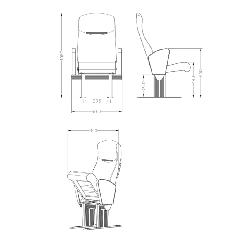 Drawings of YS021 Type Passenger Seat