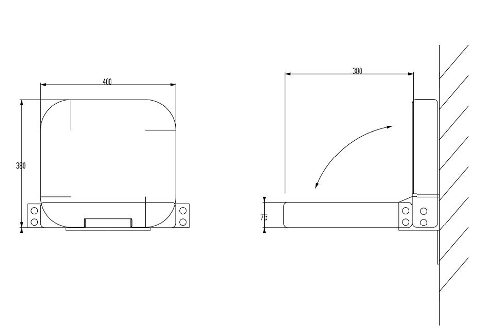 Drawings of YS022 Type Passenger Seat