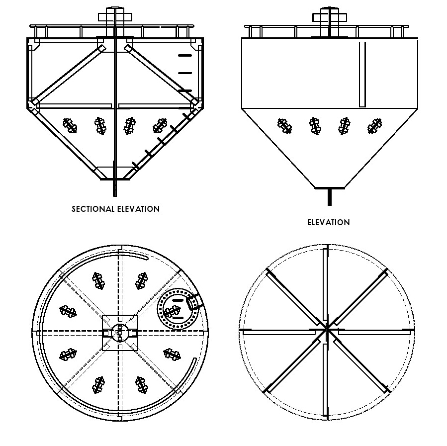 Drawings of Steel Mooring Buoy