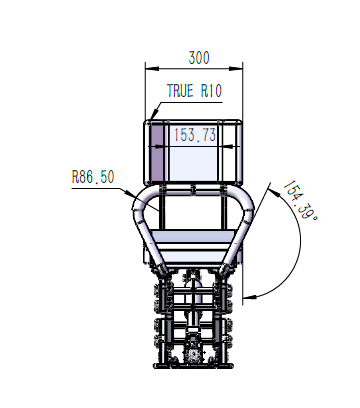 Drawings of YS023 Passenger Seat