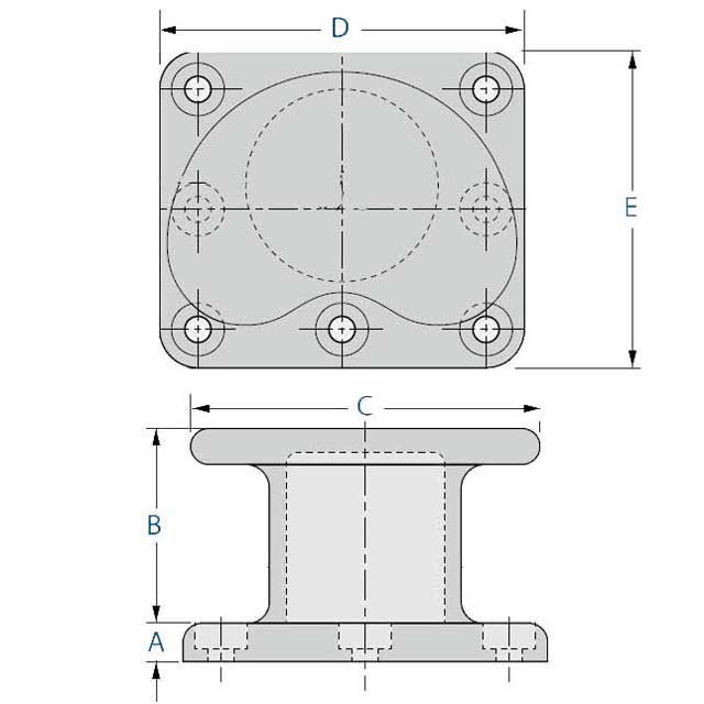 Technical Parameters Of Kidney Dock Bollard