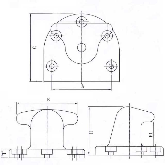 Technical Parameters Of Tee Head Bollard