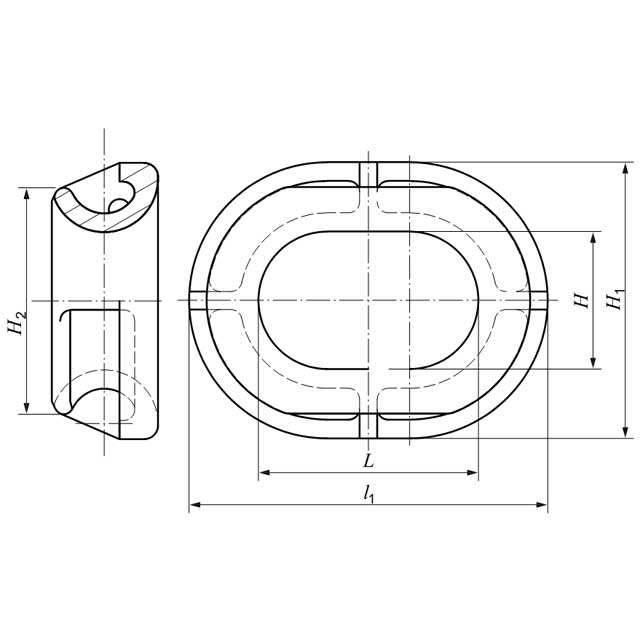 Drawings of ISO13713 Bulwark Mounted Mooring Chock (Type B) 