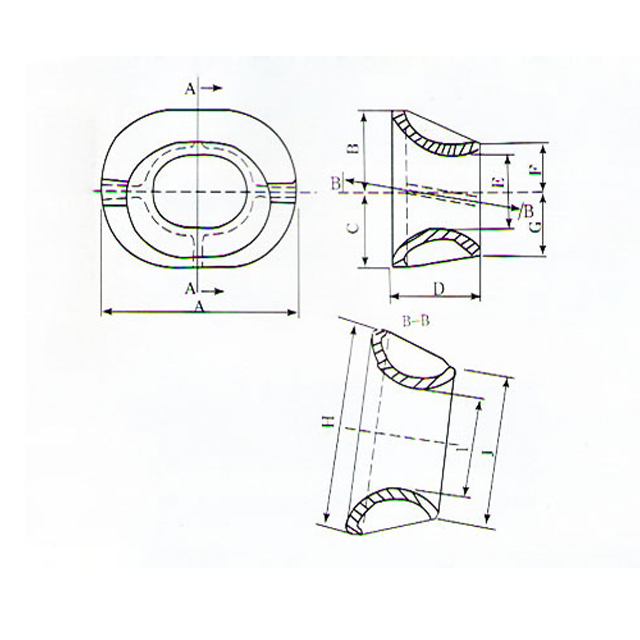 Drawings JIS F 2030-1978 Oval Inclined Single Point Mooring Pipe (Type B)  
