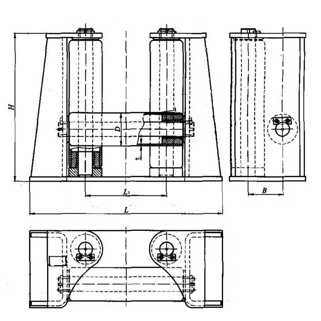 CB/T 3062 Roller Fairlead