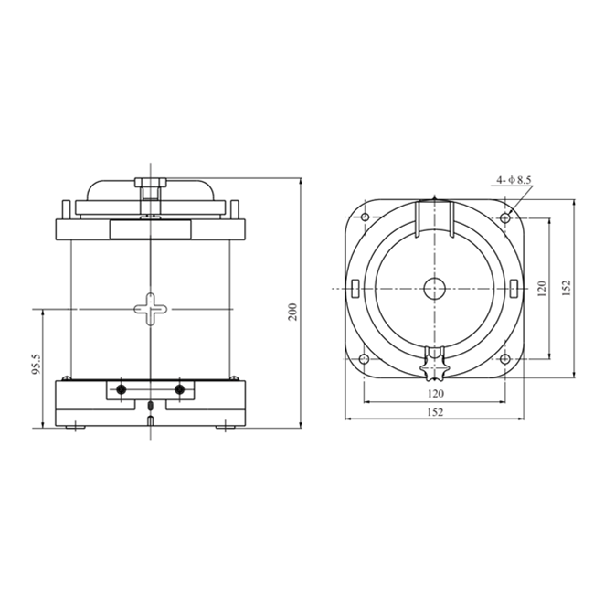 Drawings of CXH7-21P Type Panama Suez Canal Steering Light