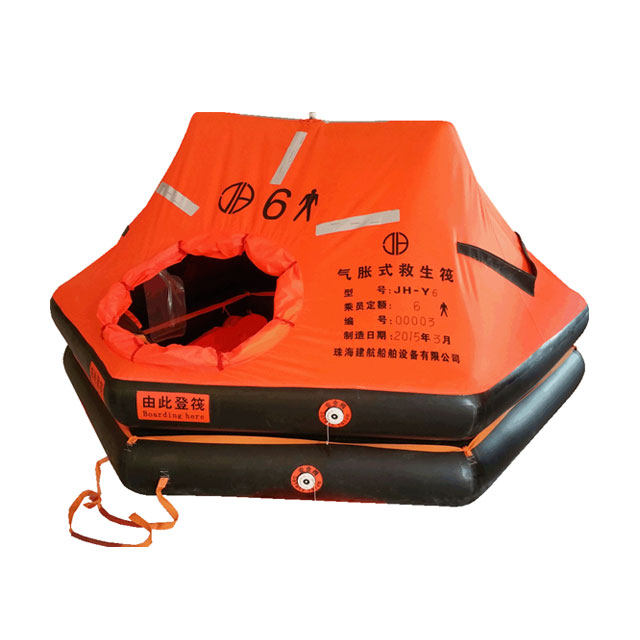 Throw-over Type Emergency Inflatable Life Raft Type Y/YJ For Fishing Boat