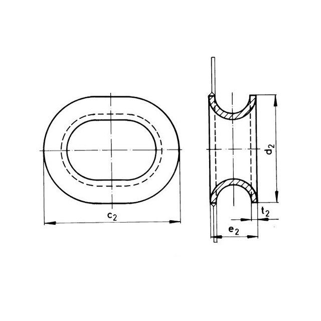 Technical Parameters Of NS2587 Bulwark Chock