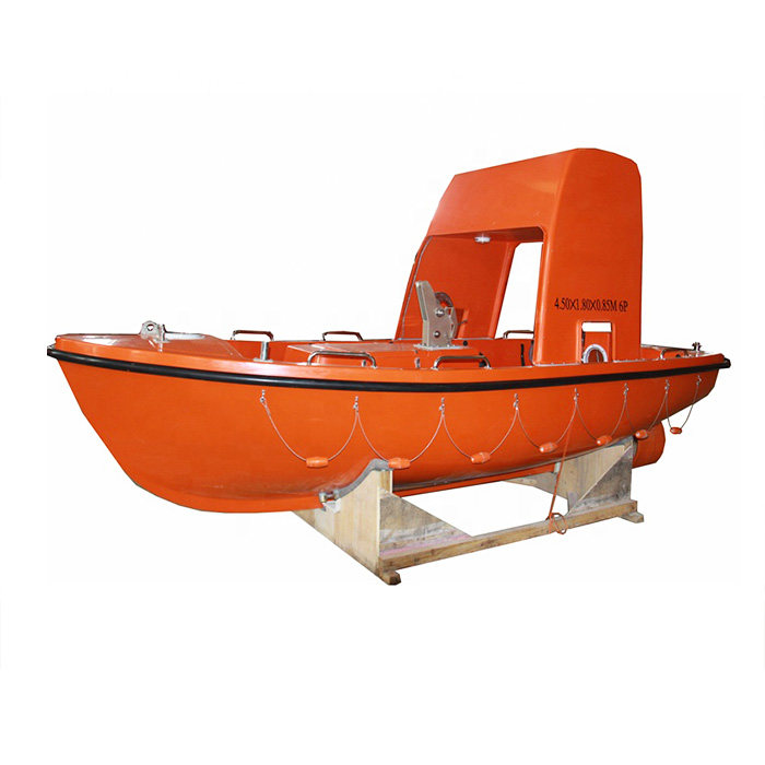 fiber-reinforced plastic rescue boat