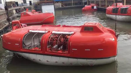 Partially Enclosed Life Boat