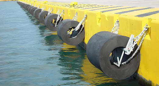 marine rubber fender system