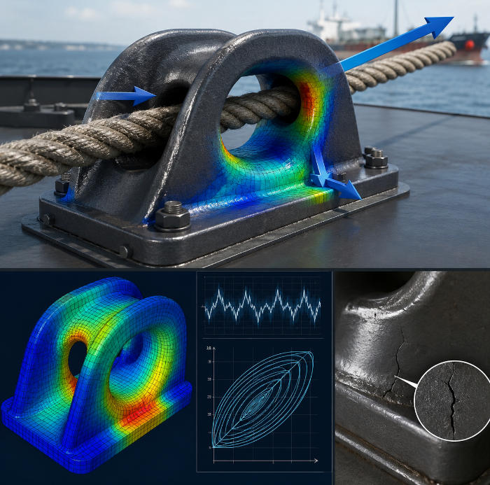 Fatigue and Load Analysis in Mooring Chocks