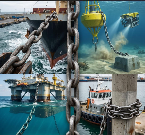 Applications of Studless Anchor Chains