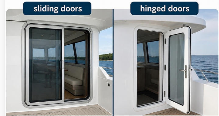 Sliding vs. Hinged Marine Door