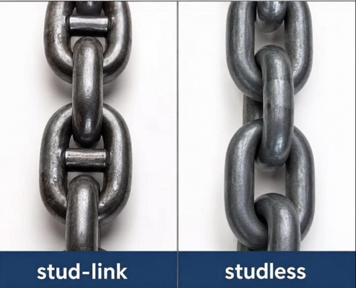 Stud-Link vs. Studless Anchor Chains