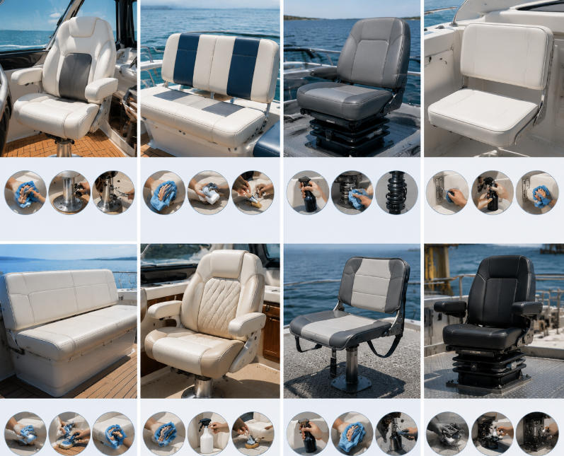 Types of Marine Seats with Different Maintenance Practices