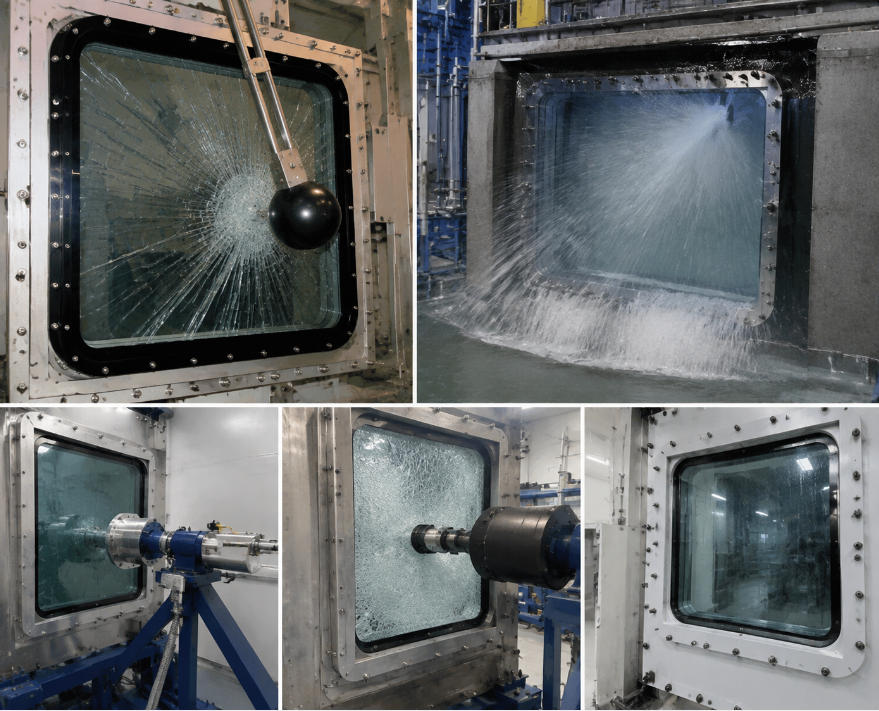Impact Testing Methods for Marine Windows