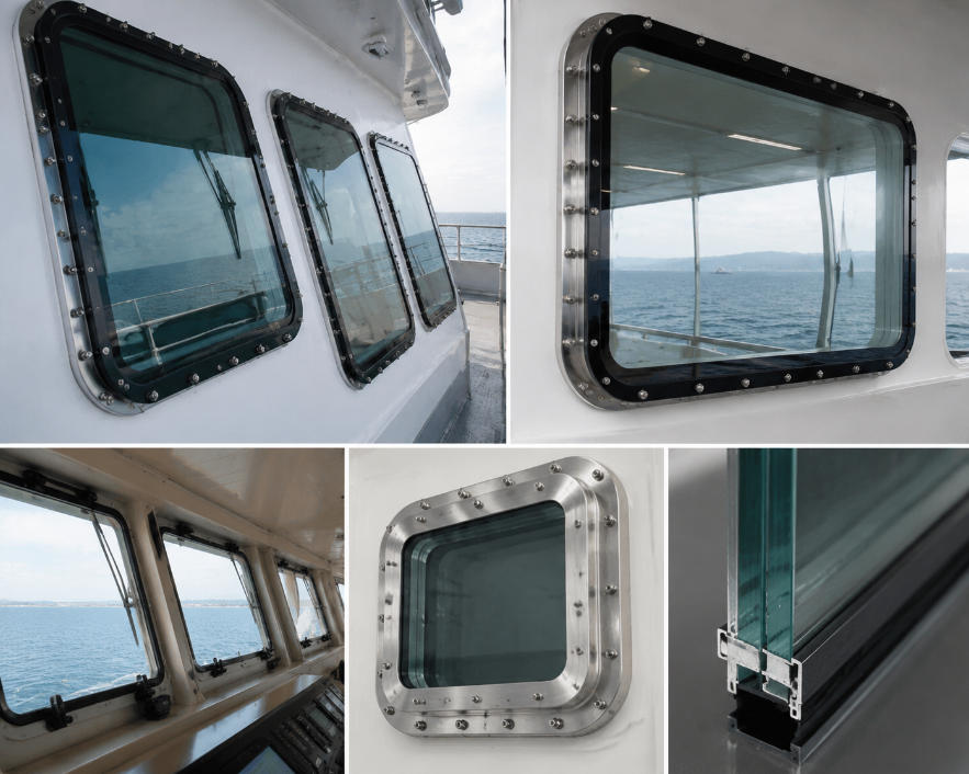 impact-resistant boat windows