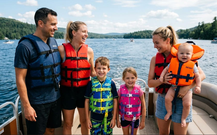 Life Jackets for Adults, Children and Infants