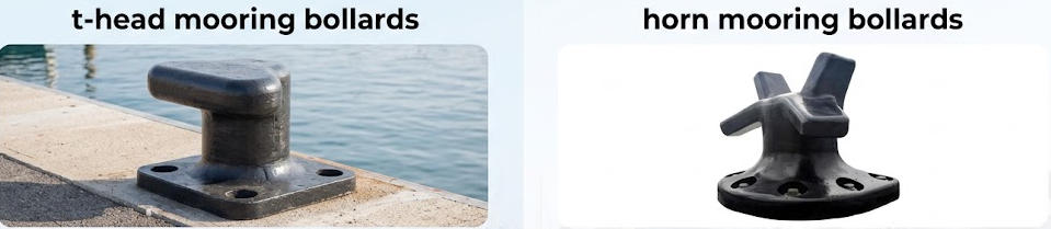 T-Head vs. Horn Mooring Bollards